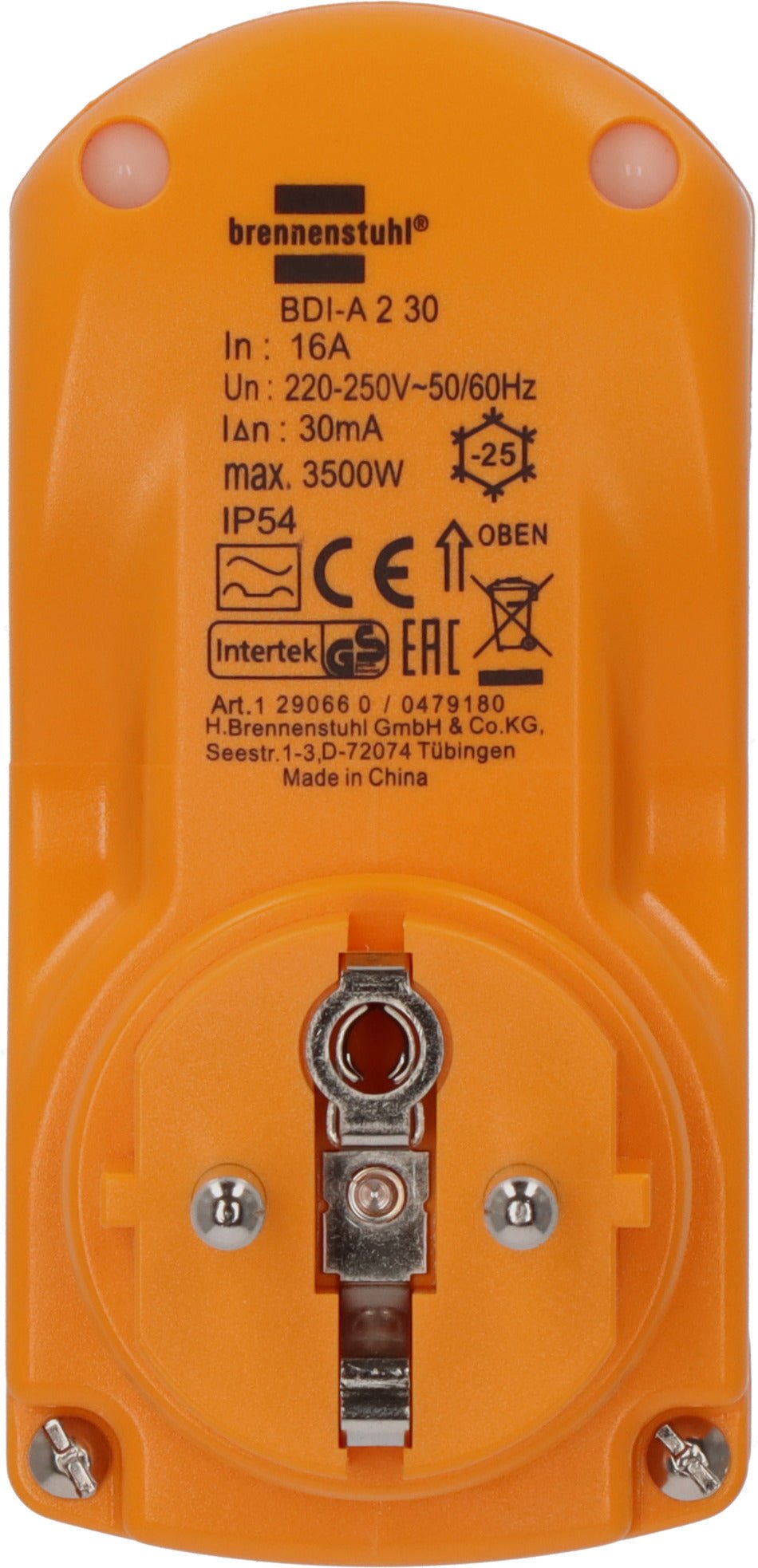 FI-Schutzschalter Adapter Schuko, Typ A - SEV