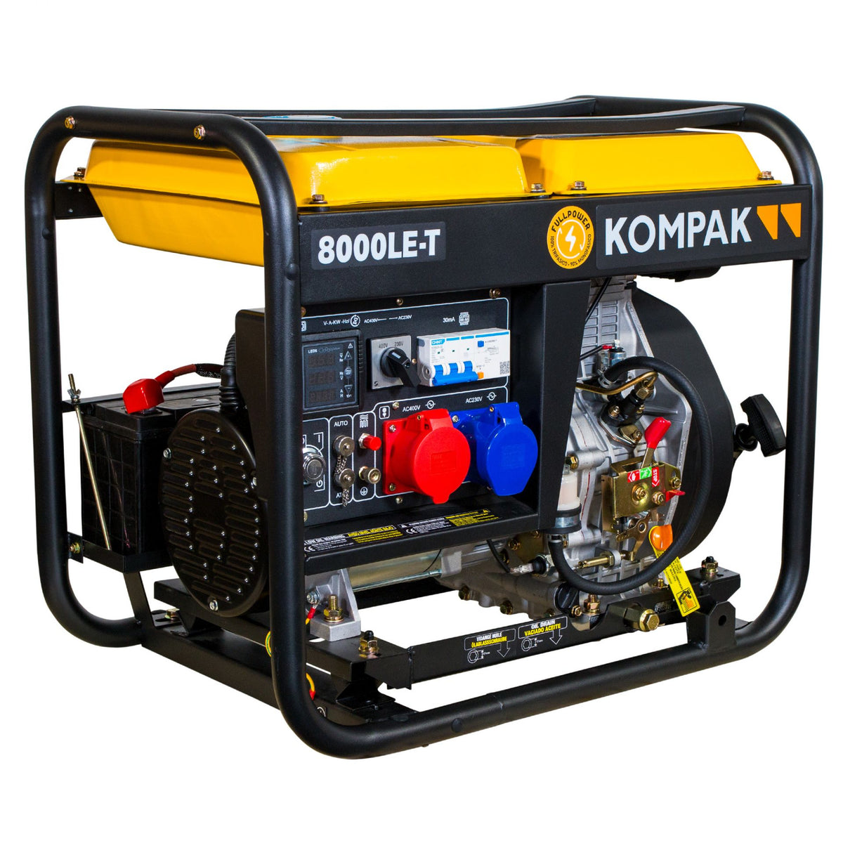 KOMPAK K8000LE-T Diesel-Stromaggregat – Full Power 230/400 V