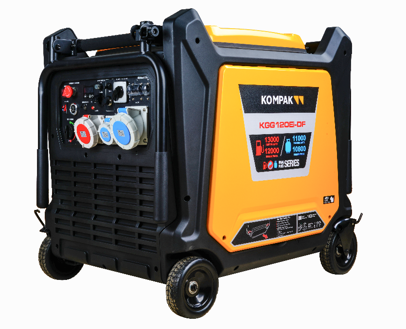 KOMPAK Inverter-Stromerzeuger KGG120Ei-DF (Dual Fuel)
