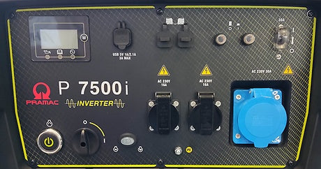 Matériel de location Groupe électrogène portable PRAMAC INVERTER P 7500i