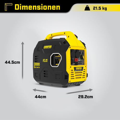 Stromerzeuger CHAMPION 3000 Watt Inverter Generator – The Atom Fusion - SEV