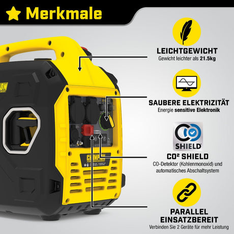 Stromerzeuger CHAMPION 3000 Watt Inverter Generator – The Atom Fusion - SEV