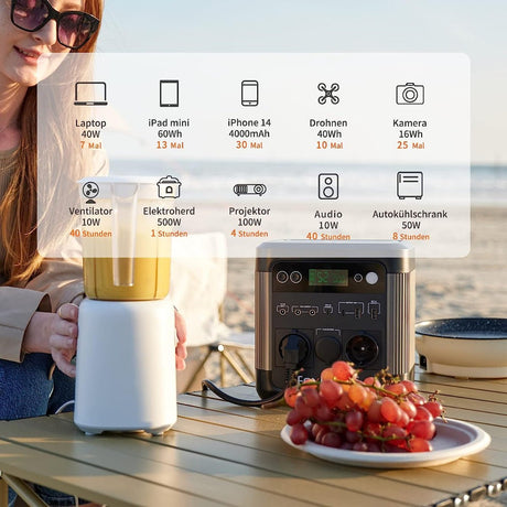 Tragbare Powerstation Foxtheon iGo 1200 - SEV
