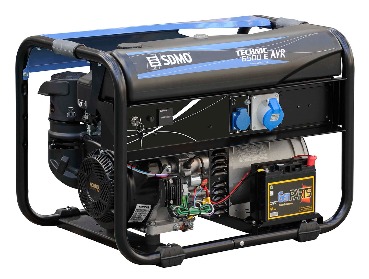 SDMO TECHNIC 6500 E AVR C5 portable power generator