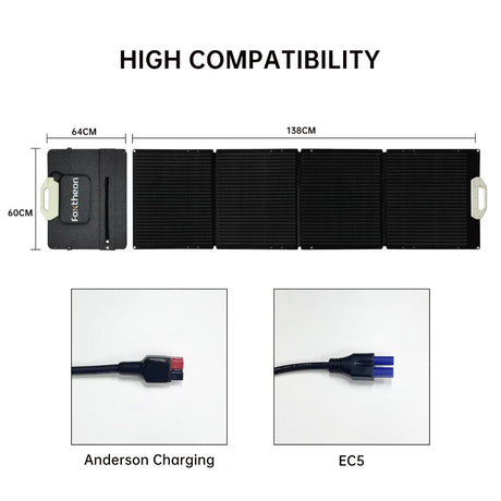 Tragbares Solarpanel Foxtheon SP200 - SEV