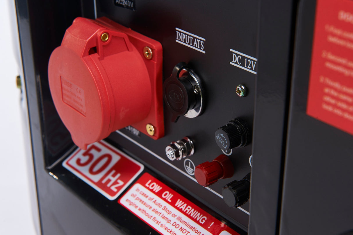 Warrior 6,9 kVA Silent Diesel Generator 3-phase ATS - SEV