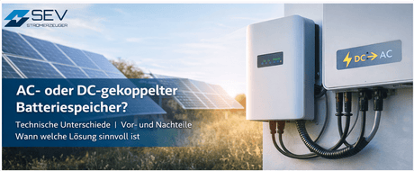 AC- oder DC-gekoppelter Batteriespeicher – was ist der Unterschied? - SEV