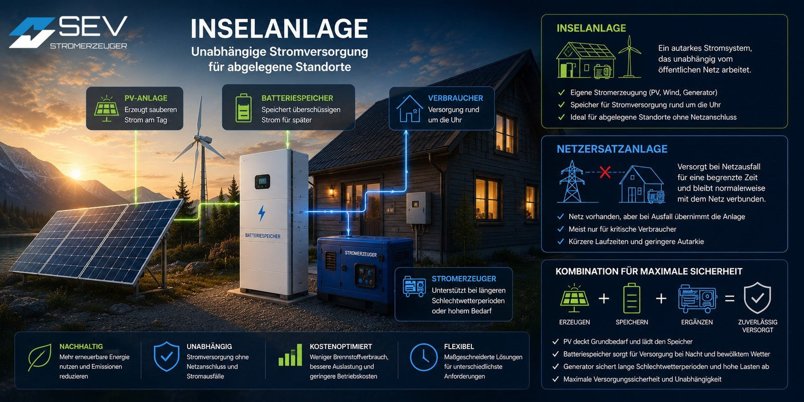 Was ist eine Inselanlage? - SEV