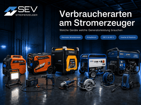 Elektrische Verbraucher verstehen: So wählen Sie den passenden Stromerzeuger (ohne böse Überraschungen) - SEV