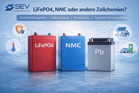 LiFePO4, NMC und andere Zellchemien – welche Batterie passt zu welcher Anwendung? - SEV