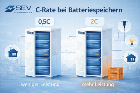 Was bedeutet C-Rate bei Batteriespeichern? - SEV
