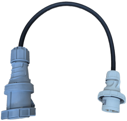 Adapterleitung 32AStecker auf 63A Kupplung - SEV