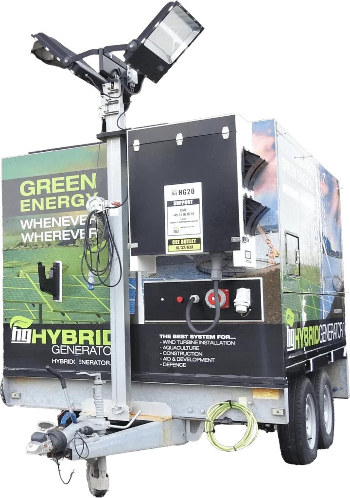 Hybrider Stromerzeuger HYBRIDGENERATOR Power 90 kVA 40 kWh