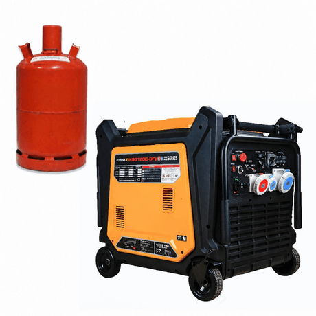 KOMPAK Inverter-Stromerzeuger KGG120Ei-DF (Dual Fuel) - SEV