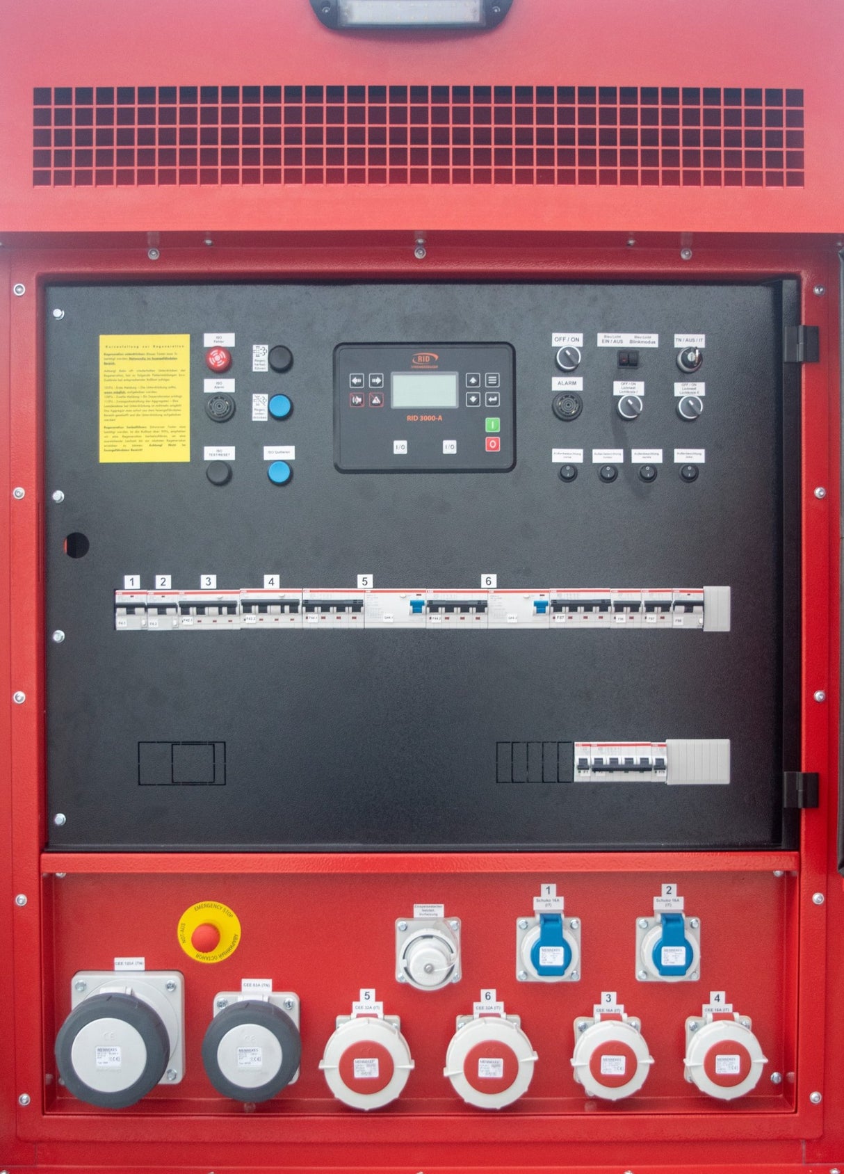 Stromerzeuger RID 100 J - SERIES S - FAHRGESTELL und LICHTMAST - SEV