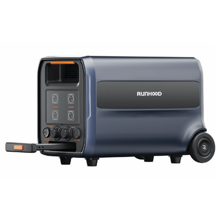 RUNHOOD F2400 I 3 in 1 Balkonkraftwerk I Powerstation I PV - Speicher I Notstromlösung I 2400W, 2400Wh - SEV