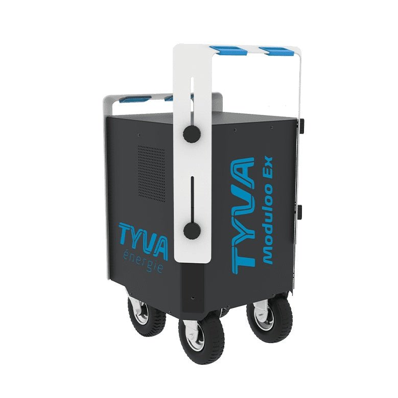 TYVA PowerBox E5_NGL – mobile energy storage 6 kWh, 230 V/16 A, IP54 ...