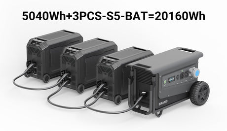 Mobiler Energiespeicher W5 - E 5 - 5, IP54, RCBO - SEV