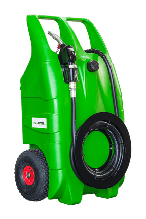 ZUWA FORTIS TURTLE, Diesel Trolley 100 L mit 12 V Pumpe u. man. Zapfpistole - SEV
