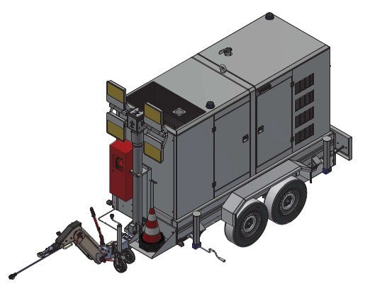 Stromerzeuger RID 100 J - SERIES S - FAHRGESTELL und LICHTMAST - SEV